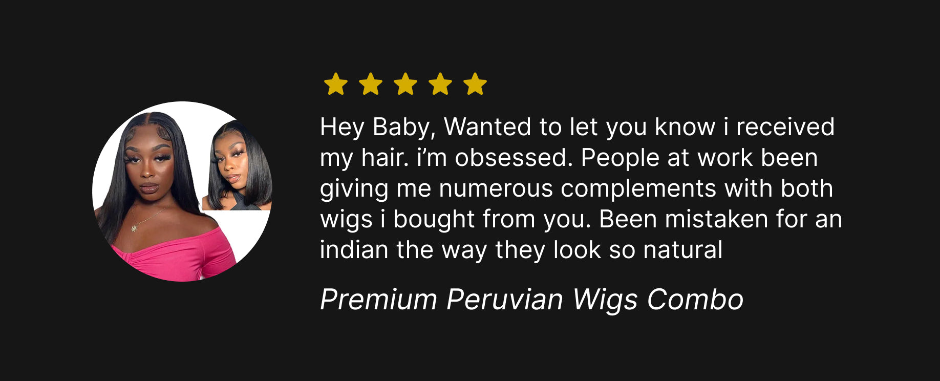 PREMIUM PERUVIAN WIGS COMBO